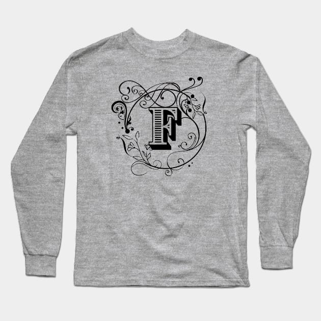 Letter F Long Sleeve T-Shirt by TheSoldierOfFortune